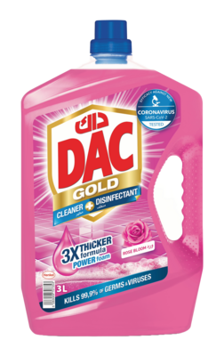 Dac Super Gold Disinfectant Rose With Covid Sticker 4X3L