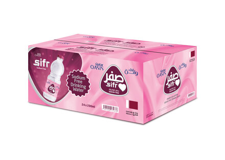 Qatar Oasis Water Low Sodium 24X200Ml Carton