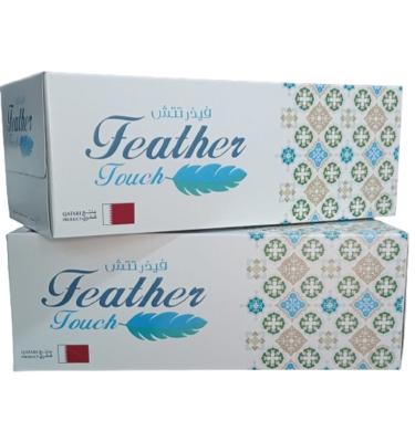 Feather Touch Facial Tissue 180X160 2 Ply 200 Pulls 30 Pcs.