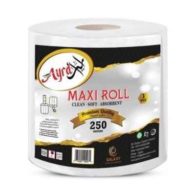 Ayra Maxi Roll 1 Ply (250 Mtr) x 6