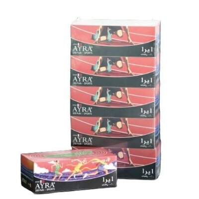 Ayra Sports Facial Tissue 200X170 2 Ply 200 Pulls 30 Pcs.